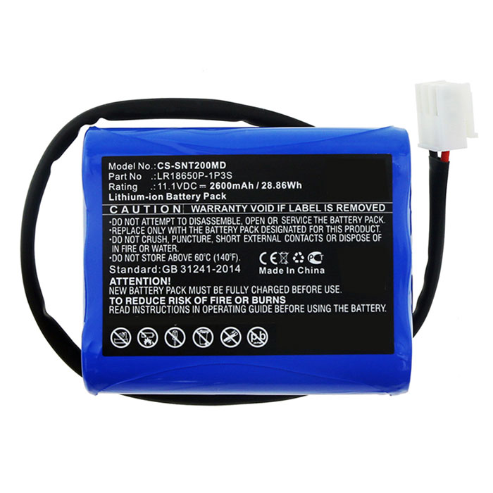Sostituzione Batteria dell'attrezzatura Solaris OEM  per LR18650P-1P3S 