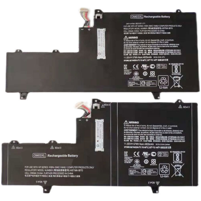 Sostituzione Batteria per laptop HP OEM  per HSTNN-IB7O 