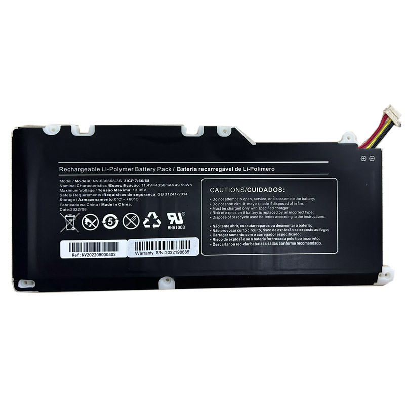 Sostituzione Batteria per laptop Positivo OEM  per NV-636668-3S 