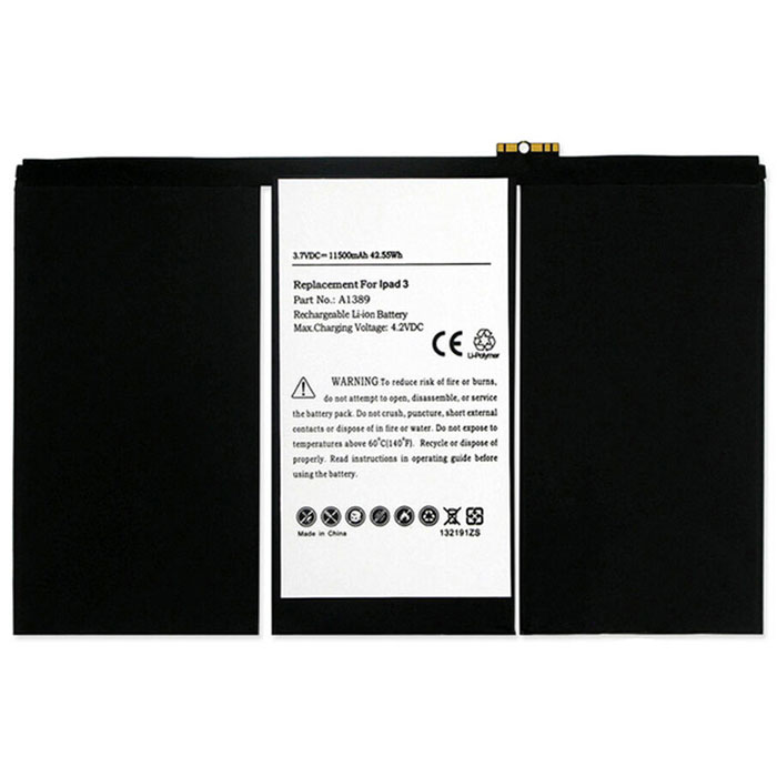 Sostituzione batteria tablet APPLE OEM  per iPad 3 A1403 4G/Cellular 